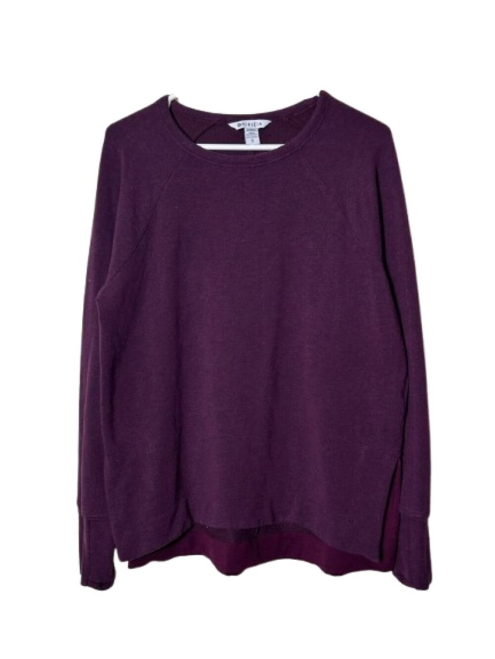 Athleta purple coaster luxe recover sweatshirt womens S loose cozy
